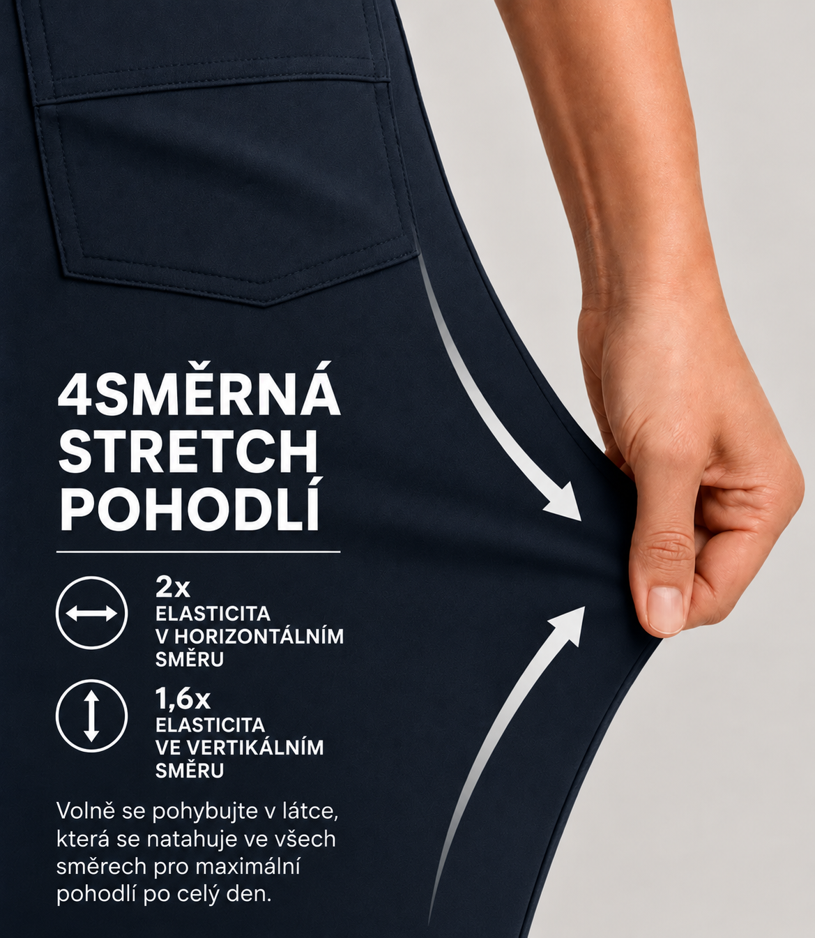 Bellara Flex™ | Elastické kalhoty s vysokým pasem a kapsami