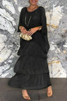 Judith Layered Dress - Black